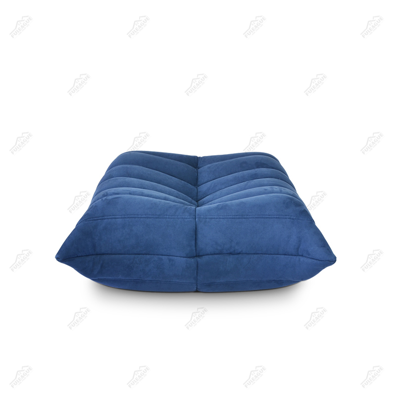 Ducaroy fireside lounge chair & Ducaroy Ottoman Replica in Fabric FA233-1S&O-F