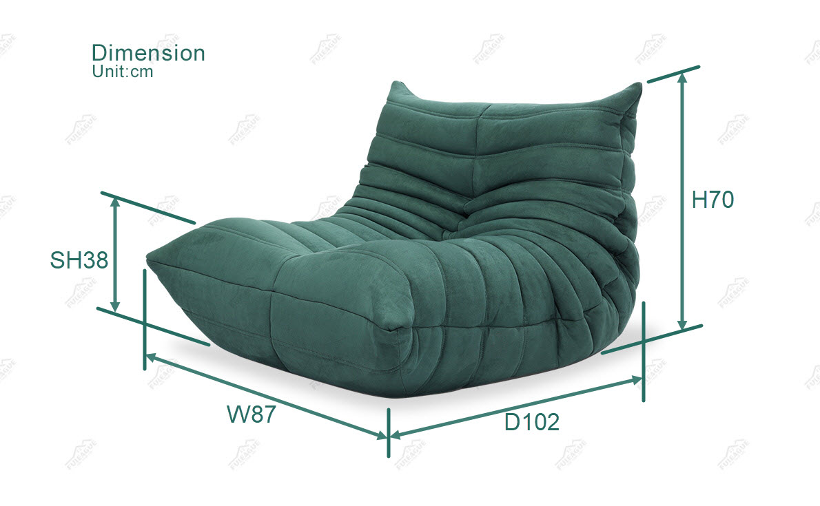 Fuleague michel ducaroy replica high quality and comfortable for home, restaurant and hotel