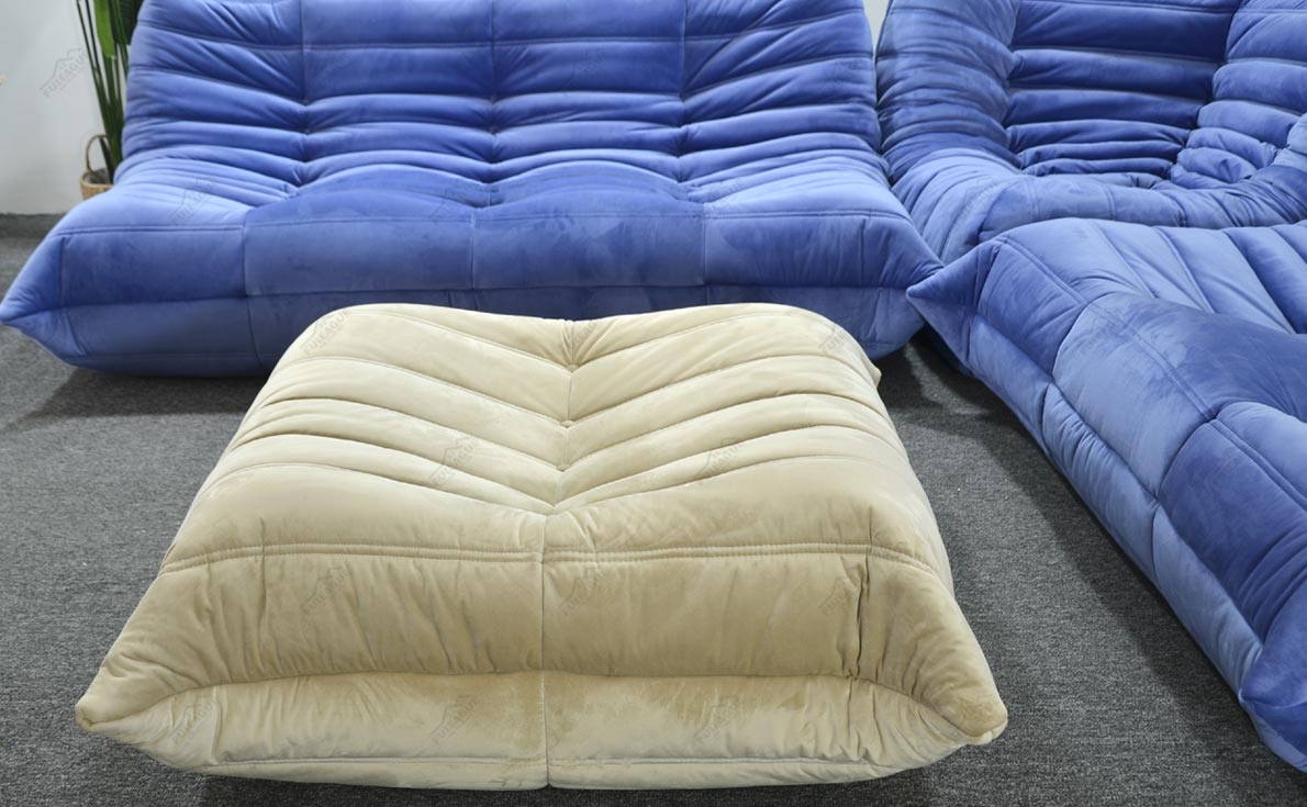 Fuleague fabric foot rest high quality and comfortable for home, restaurant and hotel