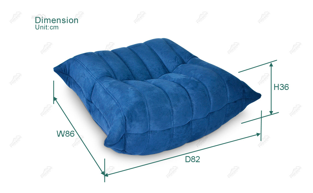 Fuleague Ducaroy ottoman dimension