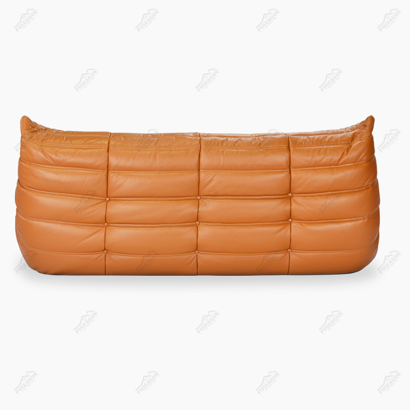 Ducaroy Leather Sofa and Lounge Combination in Genuine Leather FA233-L