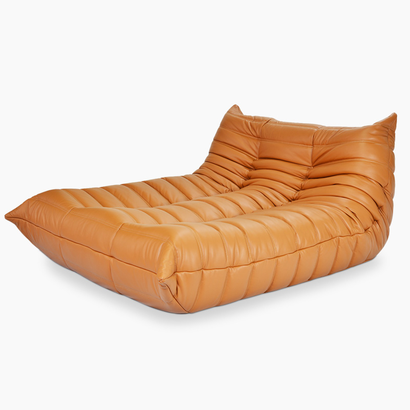 Ducaroy Leather Sofa and Lounge Combination in Genuine Leather FA233-L