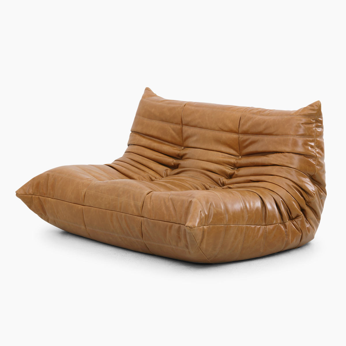 Ducaroy Love Seat without Arms Replica 2 Seater Leather Look Sofa FA233-2S-L