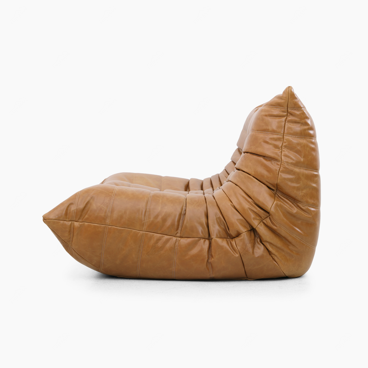 Ducaroy Love Seat without Arms Replica 2 Seater Leather Look Sofa FA233-2S-L