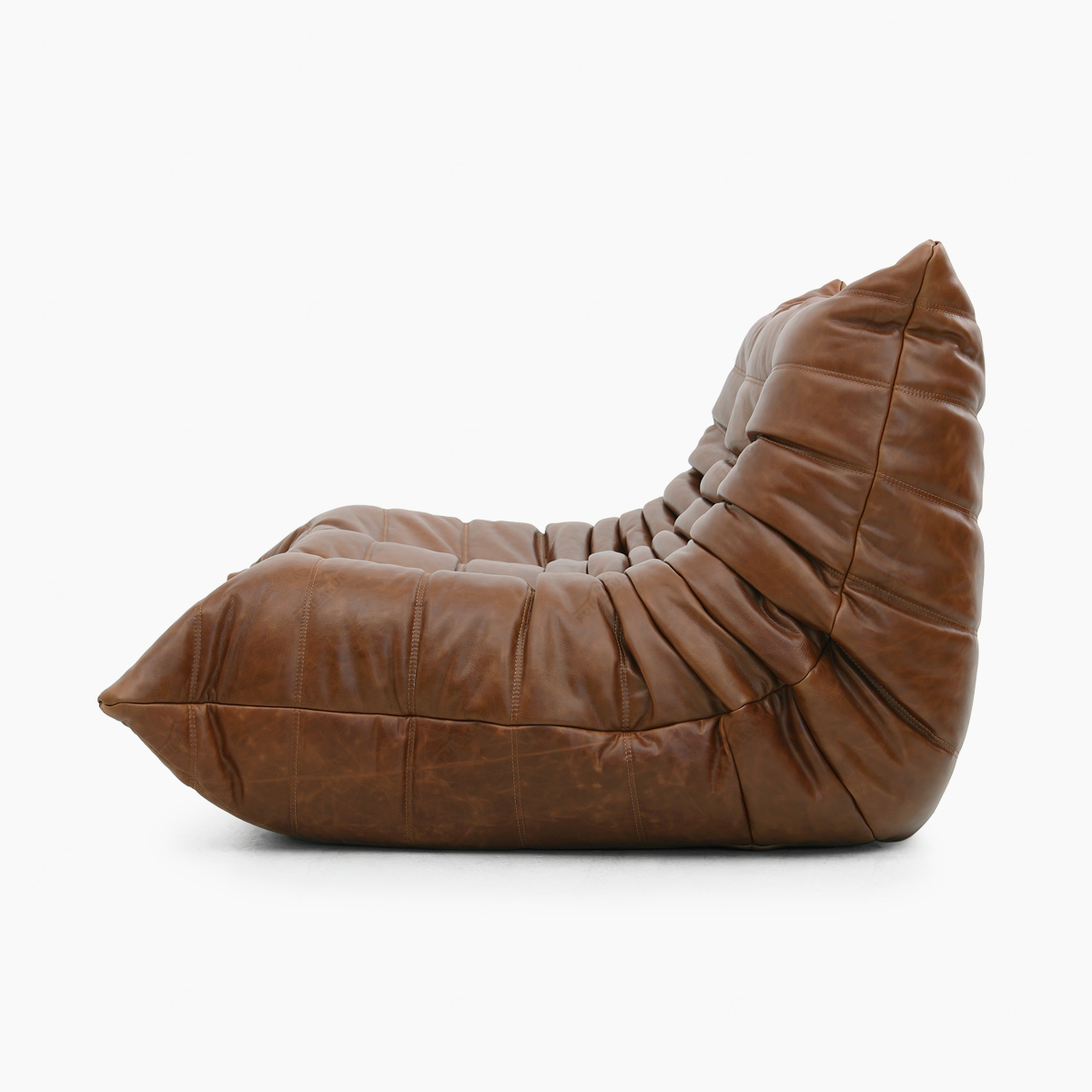 Ducaroy Love Seat without Arms Replica 2 Seater Leather Look Sofa FA233-2S-L