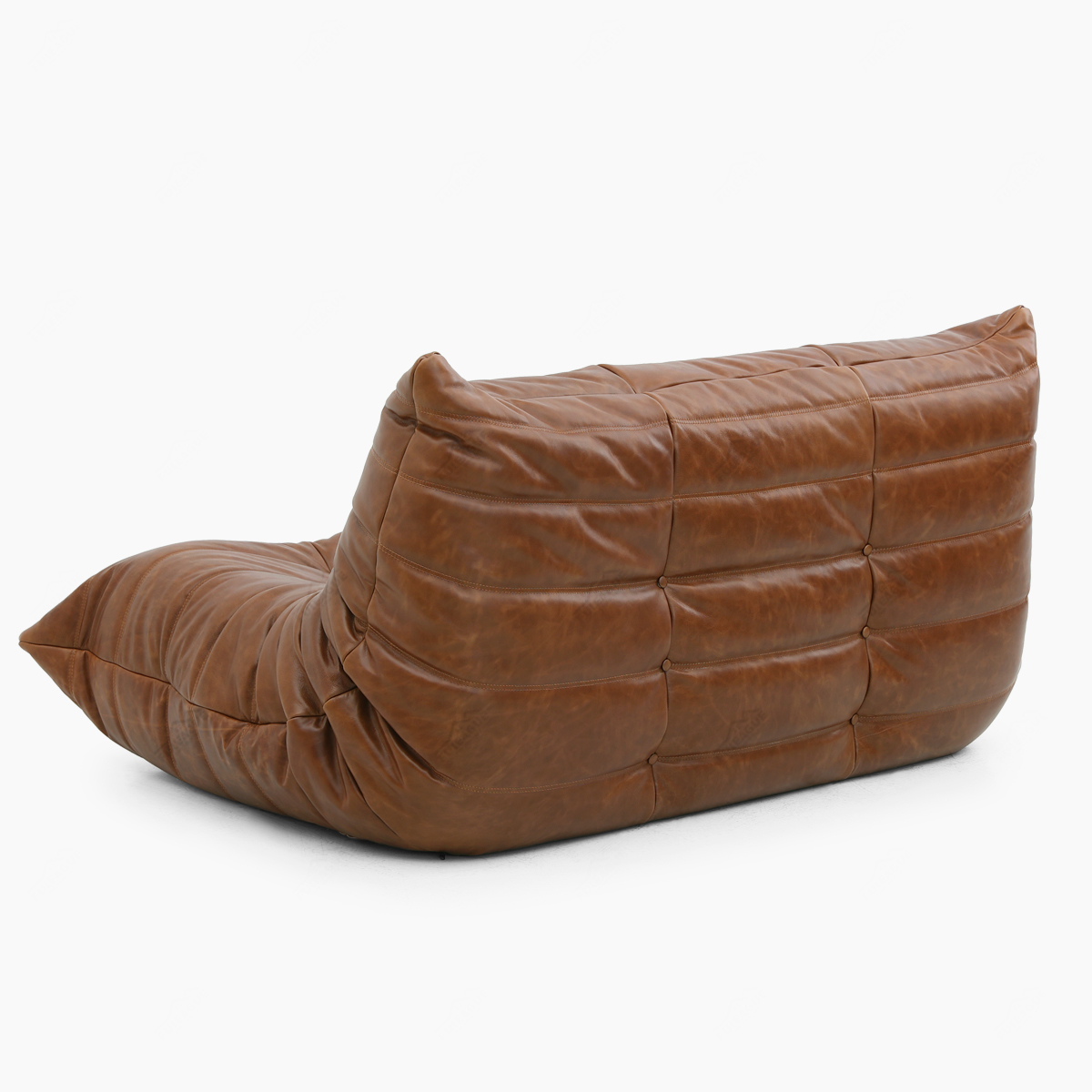 Ducaroy Love Seat without Arms Replica 2 Seater Leather Look Sofa FA233-2S-L