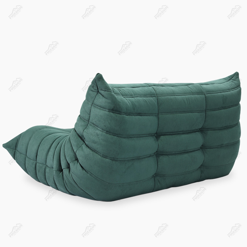 Ducaroy loveseat without arms in Fabric Upholstery FA233-2S-F