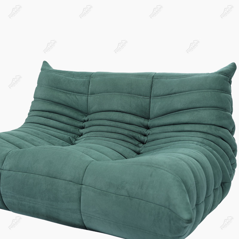 Ducaroy loveseat without arms in Fabric Upholstery FA233-2S-F