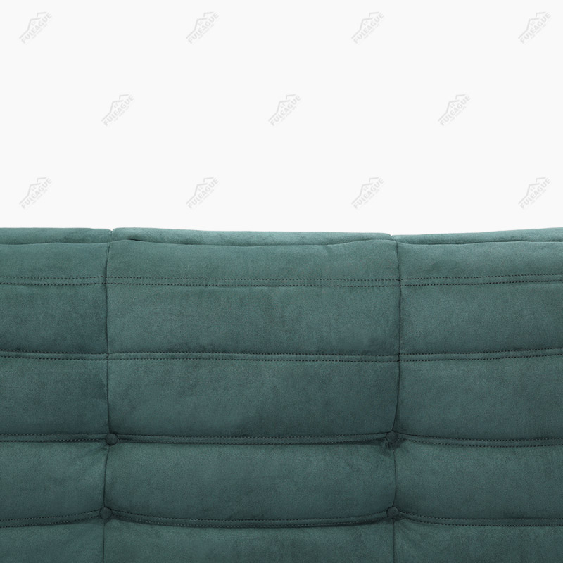 Ducaroy loveseat without arms in Fabric Upholstery FA233-2S-F