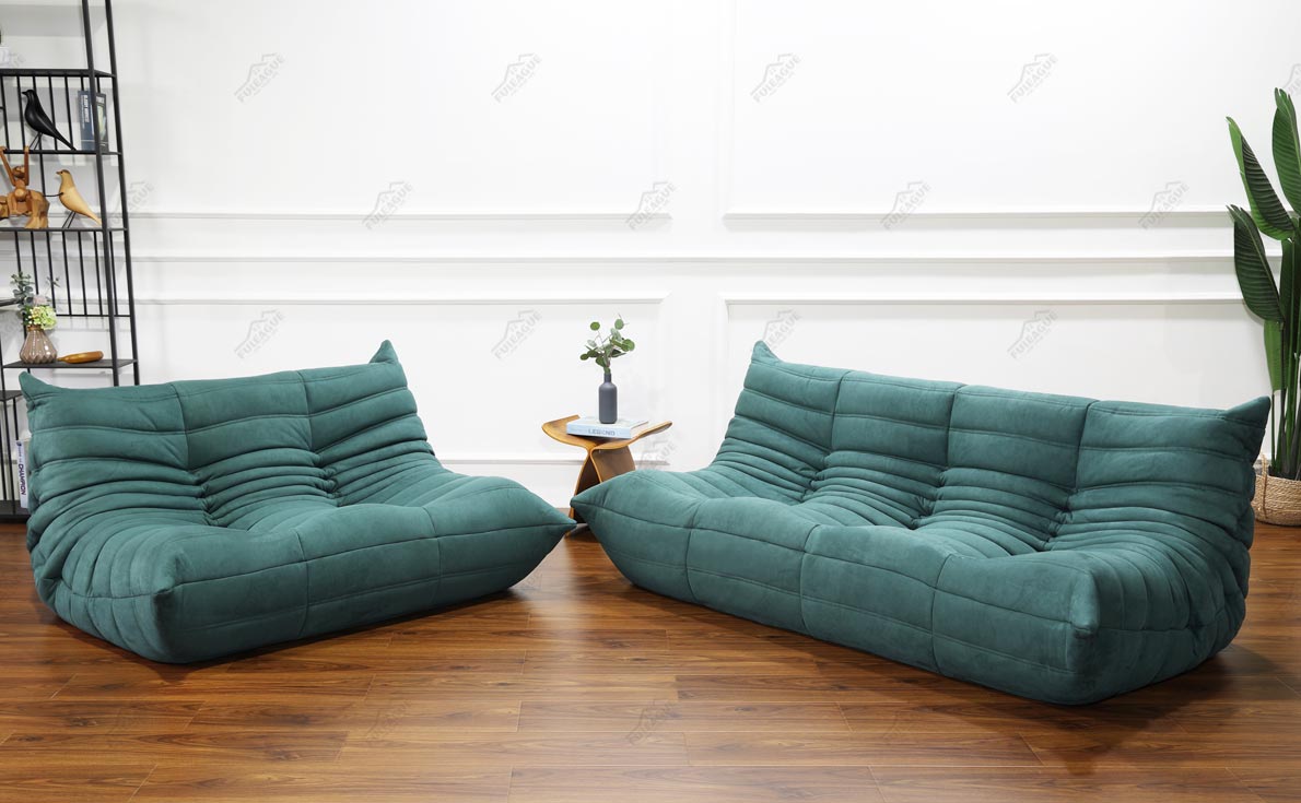 Fuleague armless 2 seater sofa high quality and comfortable for home, restaurant and hotel
