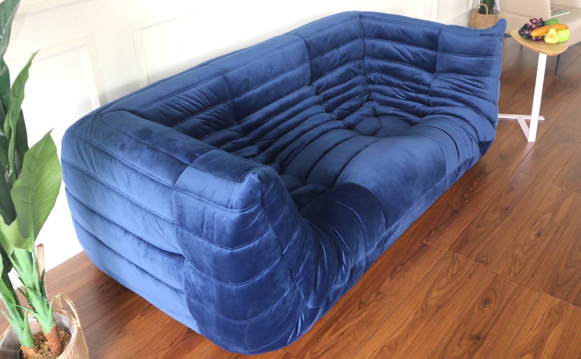Fuleague fabric sofa three seater high quality and comfortable for home, restaurant and hotel