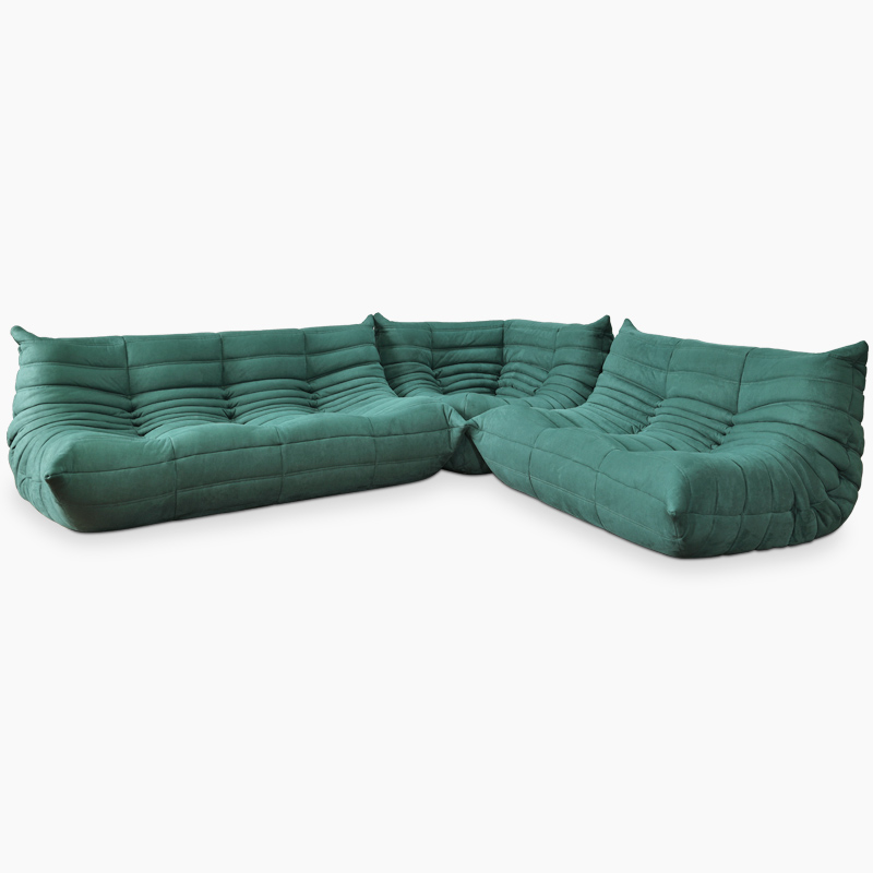Ducaroy Sectional Sofa in Fabric FA233-F which include 1xsofa,1xloveseat & 1xcorner seat