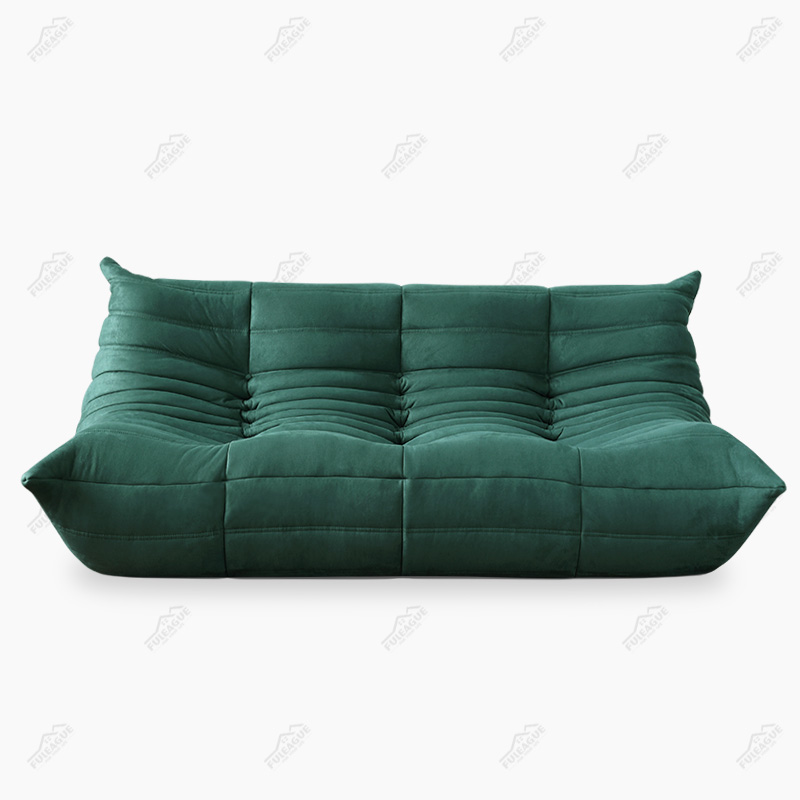 Ducaroy sofa without arms in Fabric Upholstery FA233-3S-F