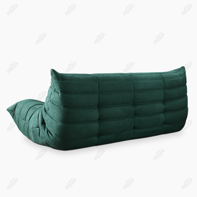 Ducaroy sofa without arms in Fabric Upholstery FA233-3S-F