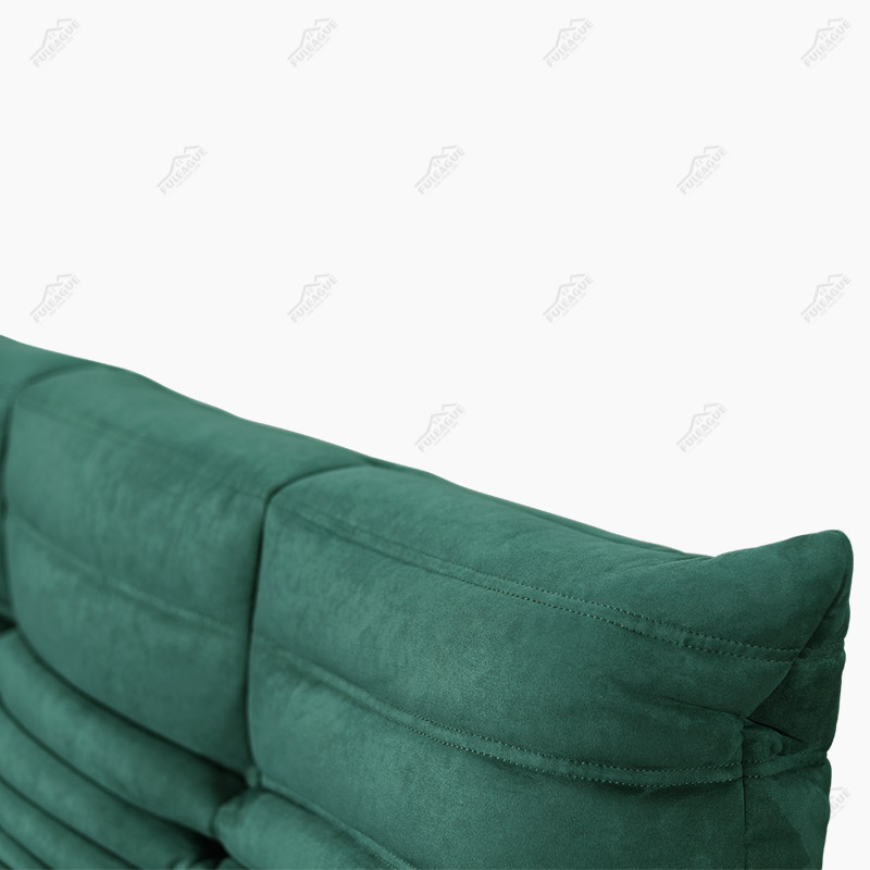 Ducaroy sofa without arms in Fabric Upholstery FA233-3S-F