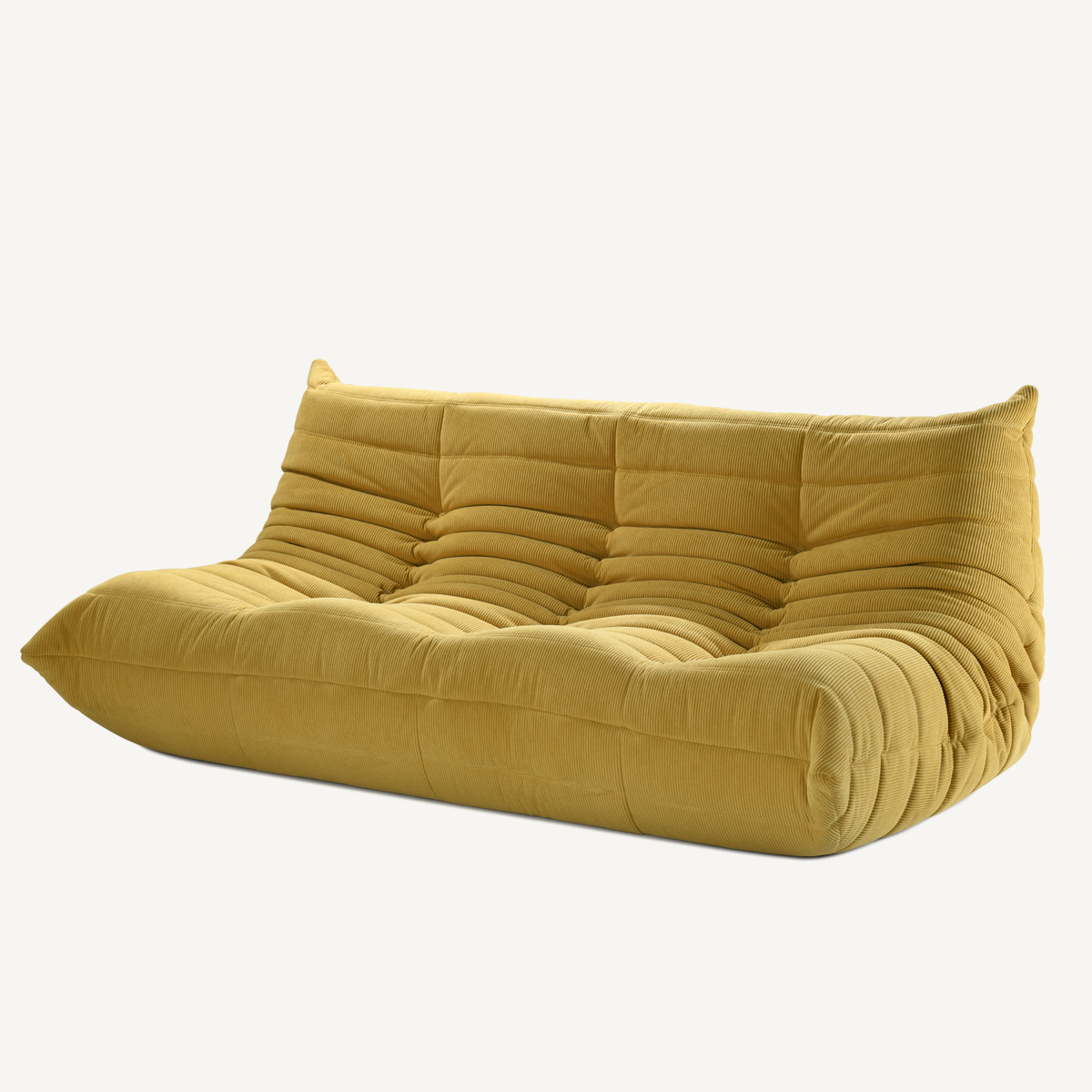 Ducaroy sofa without arms in Fabric Upholstery FA233-3S-F