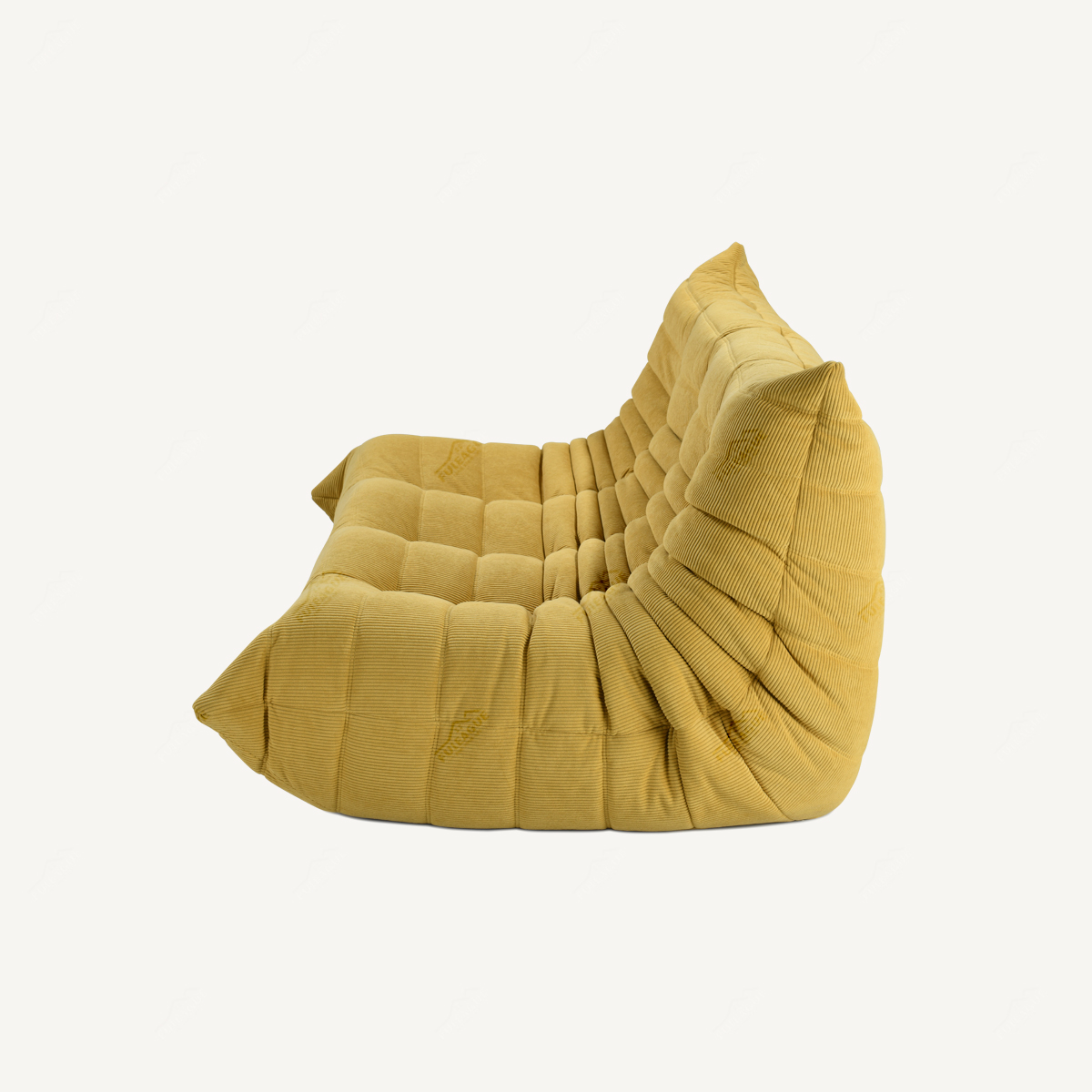 Ducaroy sofa without arms in Fabric Upholstery FA233-3S-F