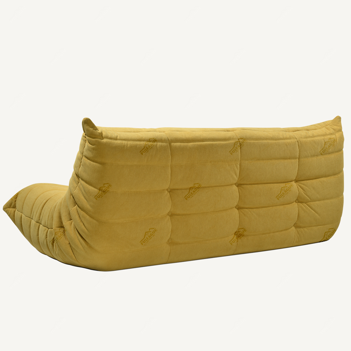 Ducaroy sofa without arms in Fabric Upholstery FA233-3S-F