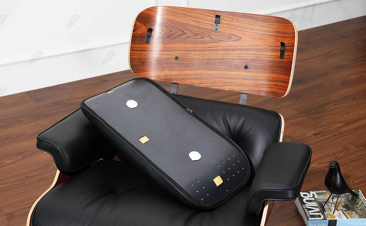 Fuleague italian leather lounge chair FA331-ITL