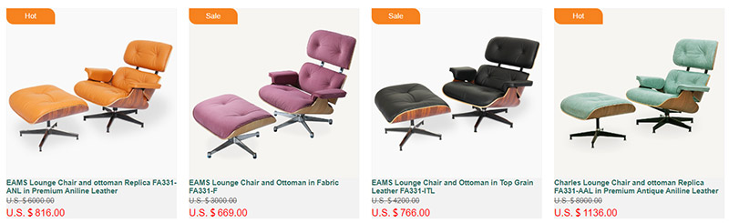 eames gaming lounge chair for sale