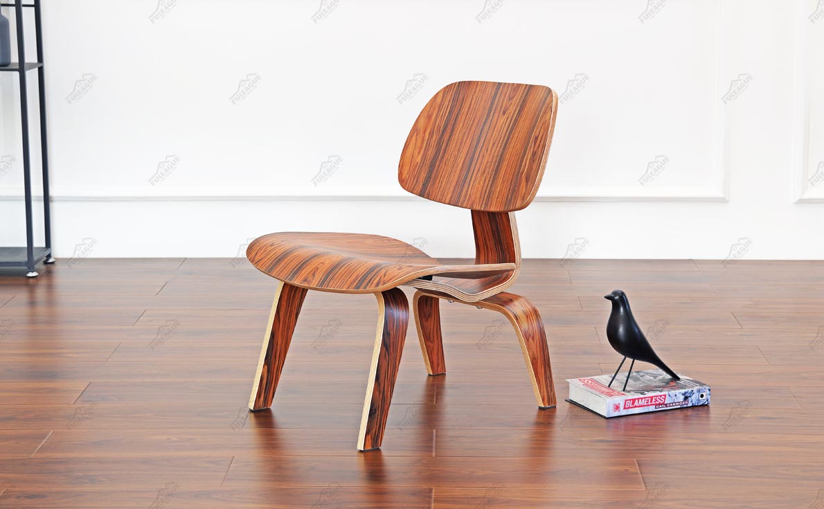 Fuleague molded plywood chair FA037-LCW