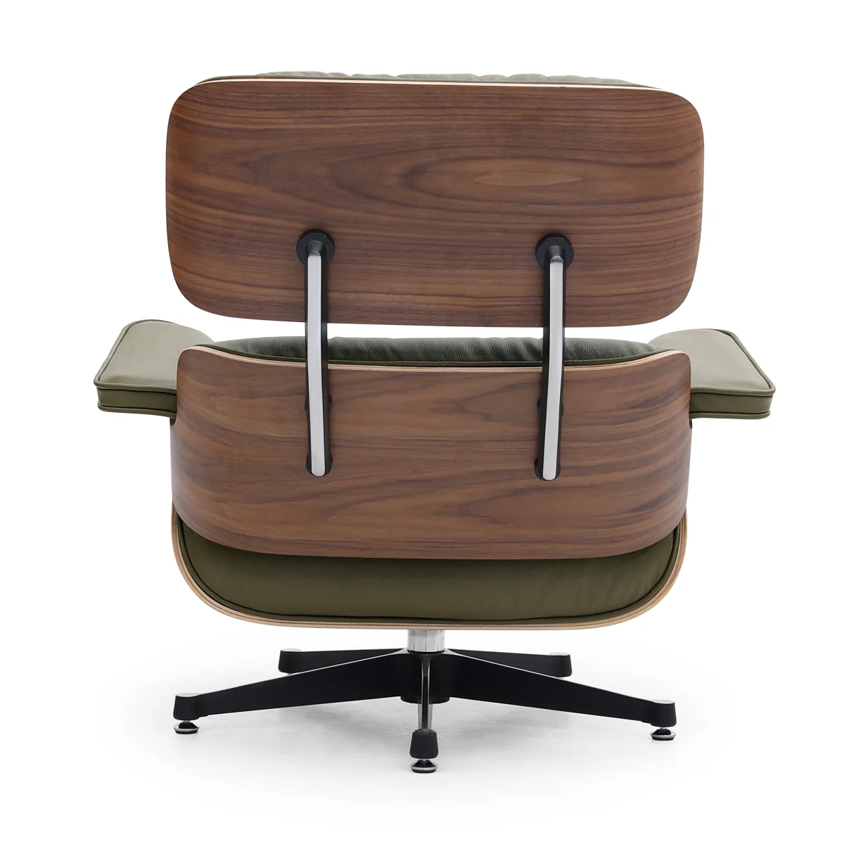 EAMS Lounge Chair and Ottoman in Top Grain Leather FA331-ITL