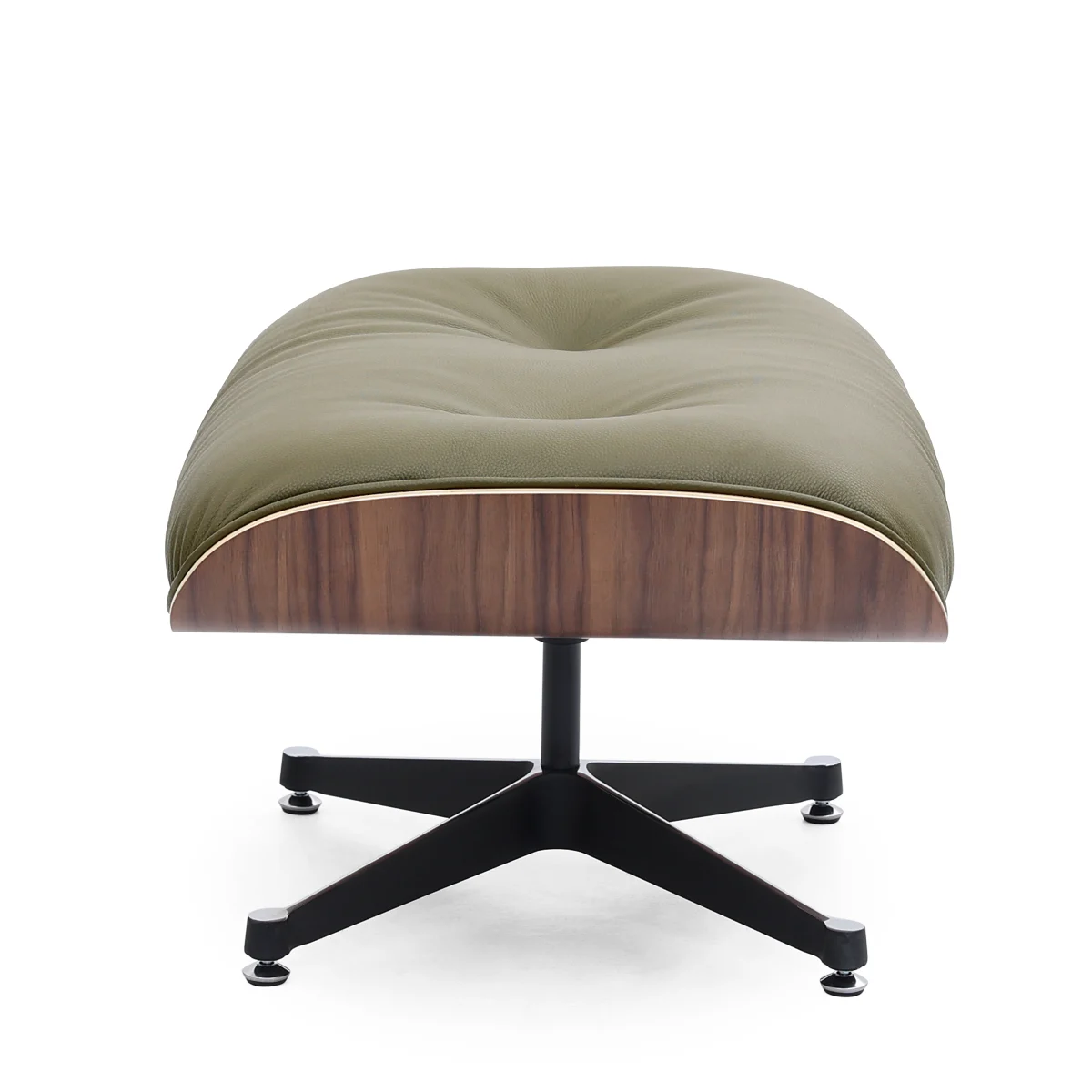 EAMS Lounge Chair and Ottoman in Top Grain Leather FA331-ITL