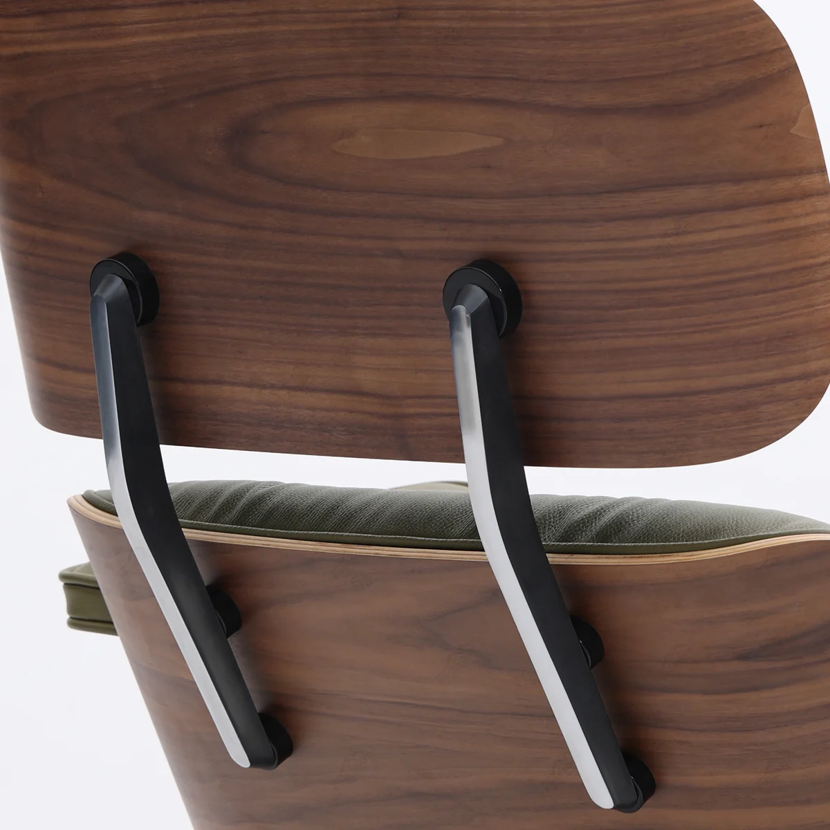 EAMS Lounge Chair and Ottoman in Top Grain Leather FA331-ITL