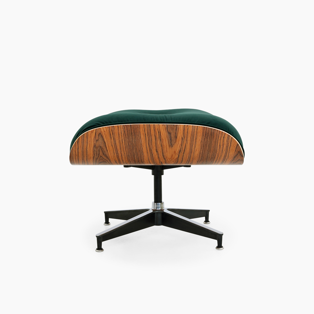 EAMS Lounge Chair and Ottoman in Fabric FA331-F