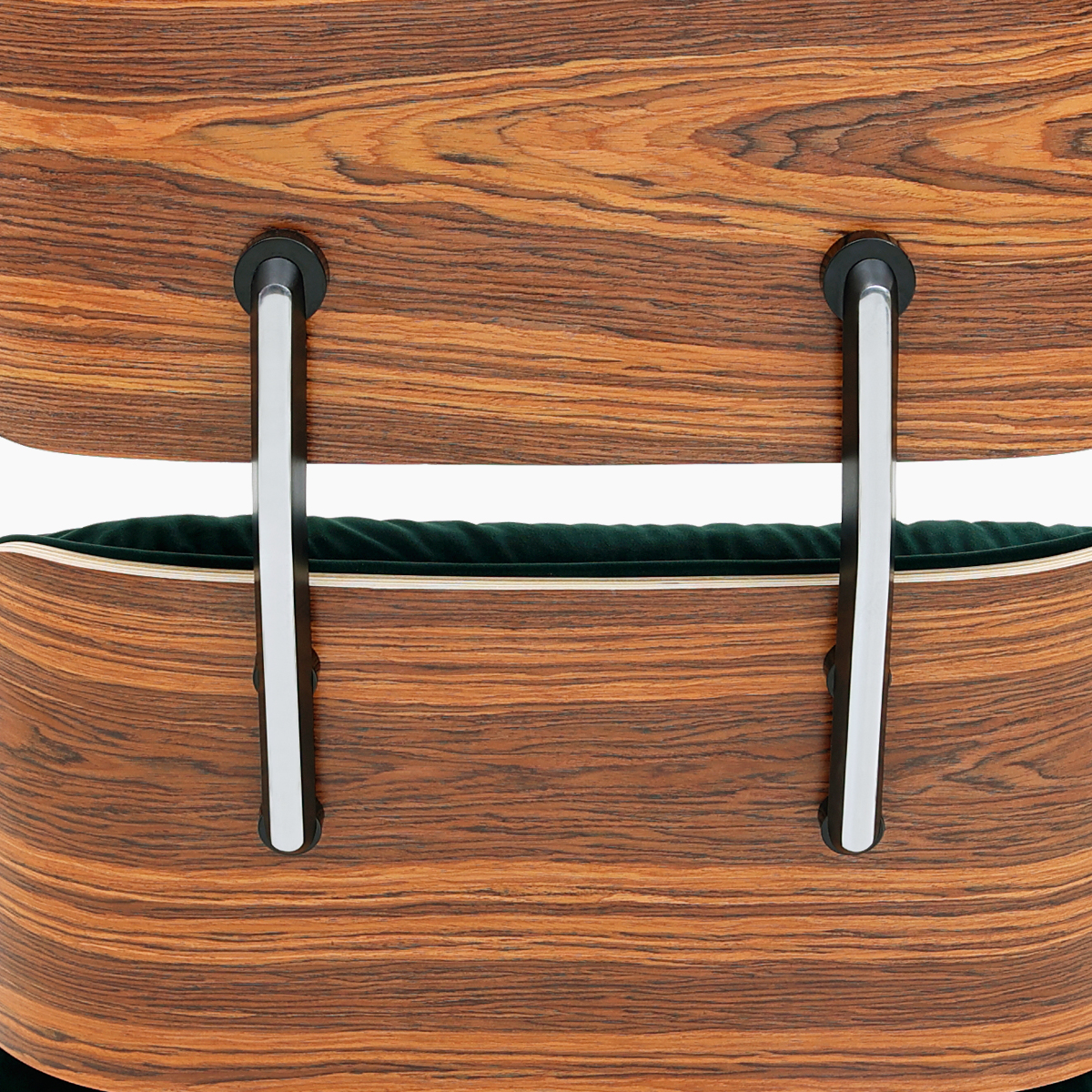 EAMS Lounge Chair and Ottoman in Fabric FA331-F