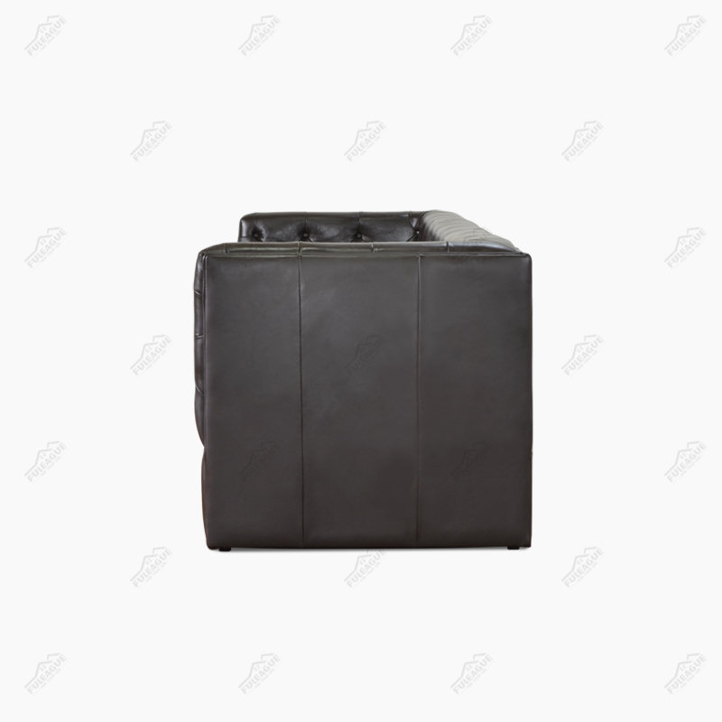 Edwards Sofa Three Seater Leather Sofa FA172-3S-ANL