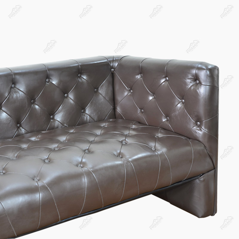 Edwards Sofa Three Seater Leather Sofa FA172-3S-ANL