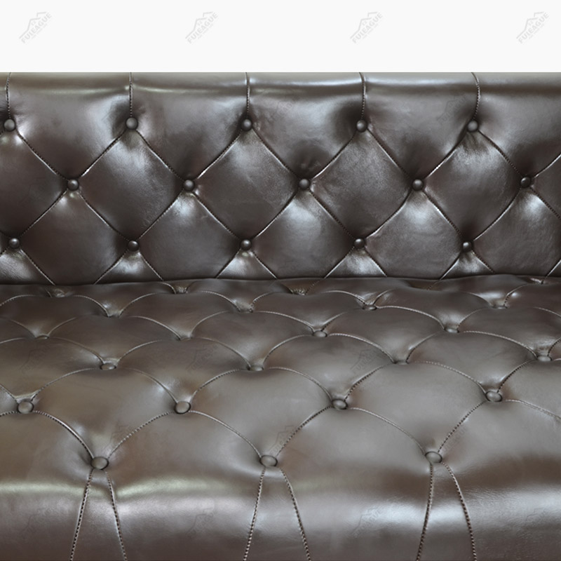 Edwards Sofa Three Seater Leather Sofa FA172-3S-ANL