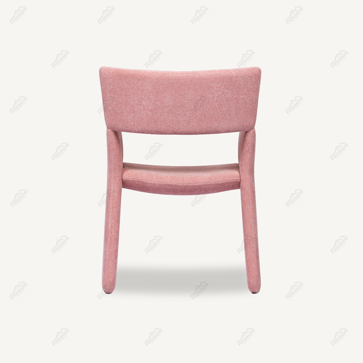 Fabric Dining Armchair With Thin Backrest And Armrests FA382-F