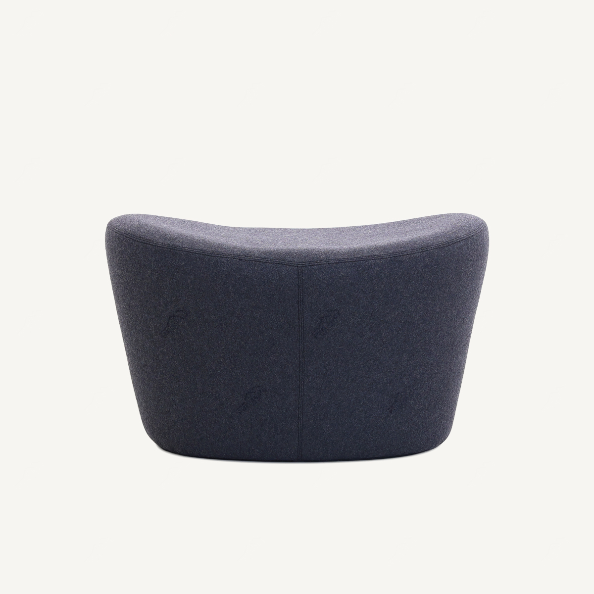 Fabric Ottoman Gray Footstool FA231-O-F