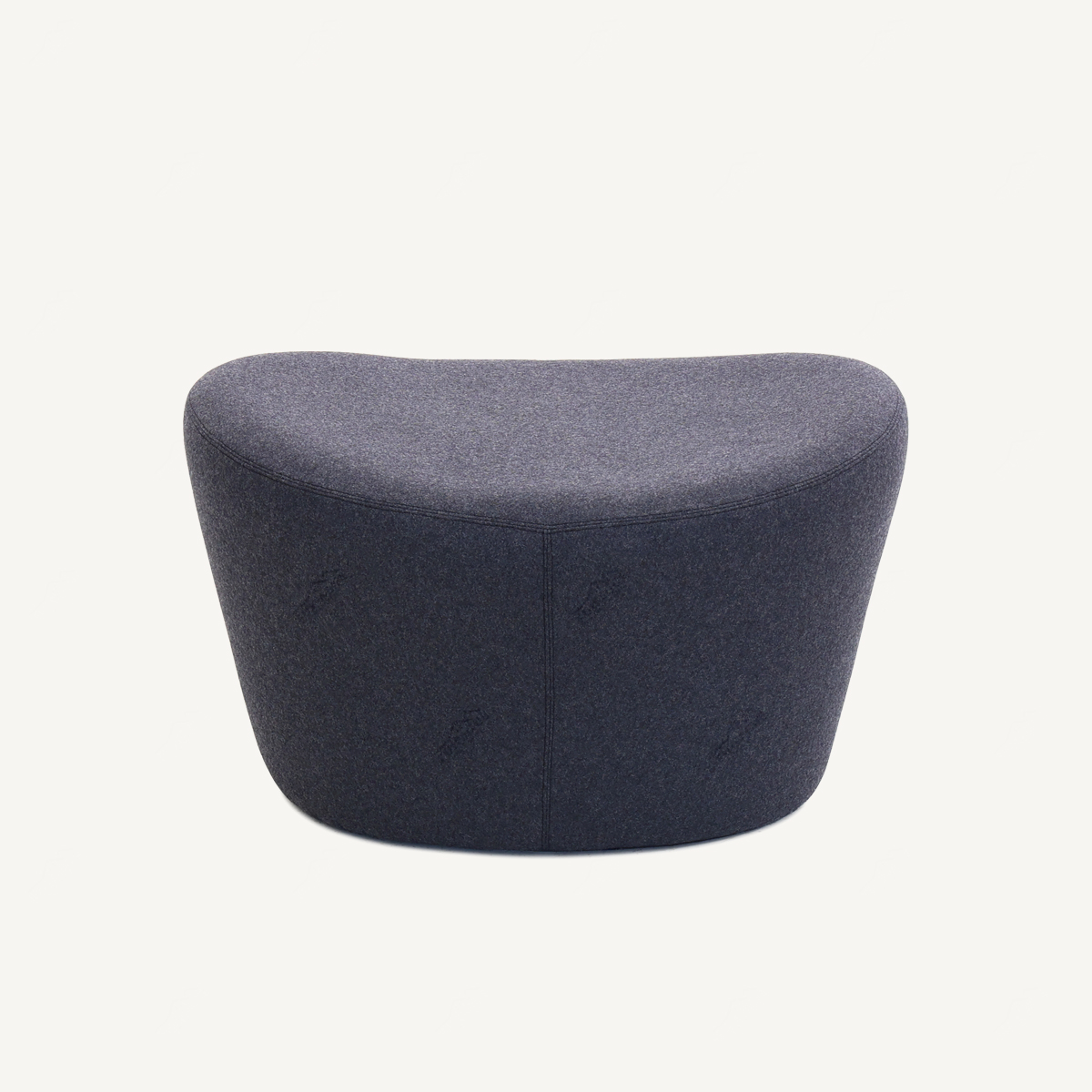 Fabric Ottoman Gray Footstool FA231-O-F