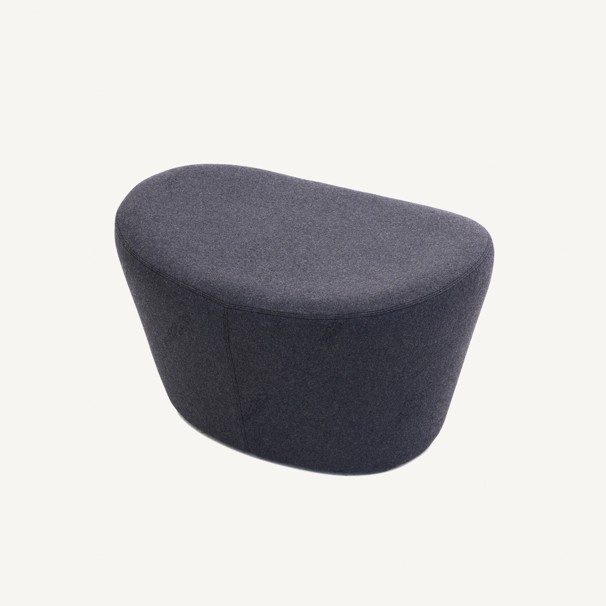 Fabric Ottoman Gray Footstool FA231-O-F
