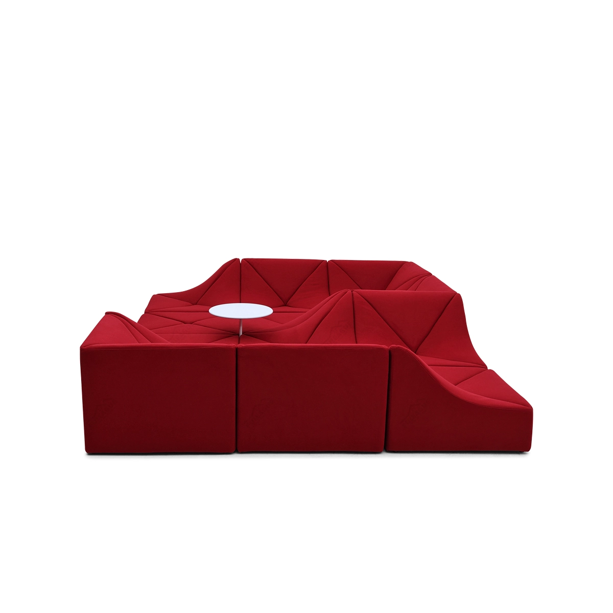 Fabric Sectional Sofa 12 Pieces Sectional Sofa In Fabric FA399-12PCS-D