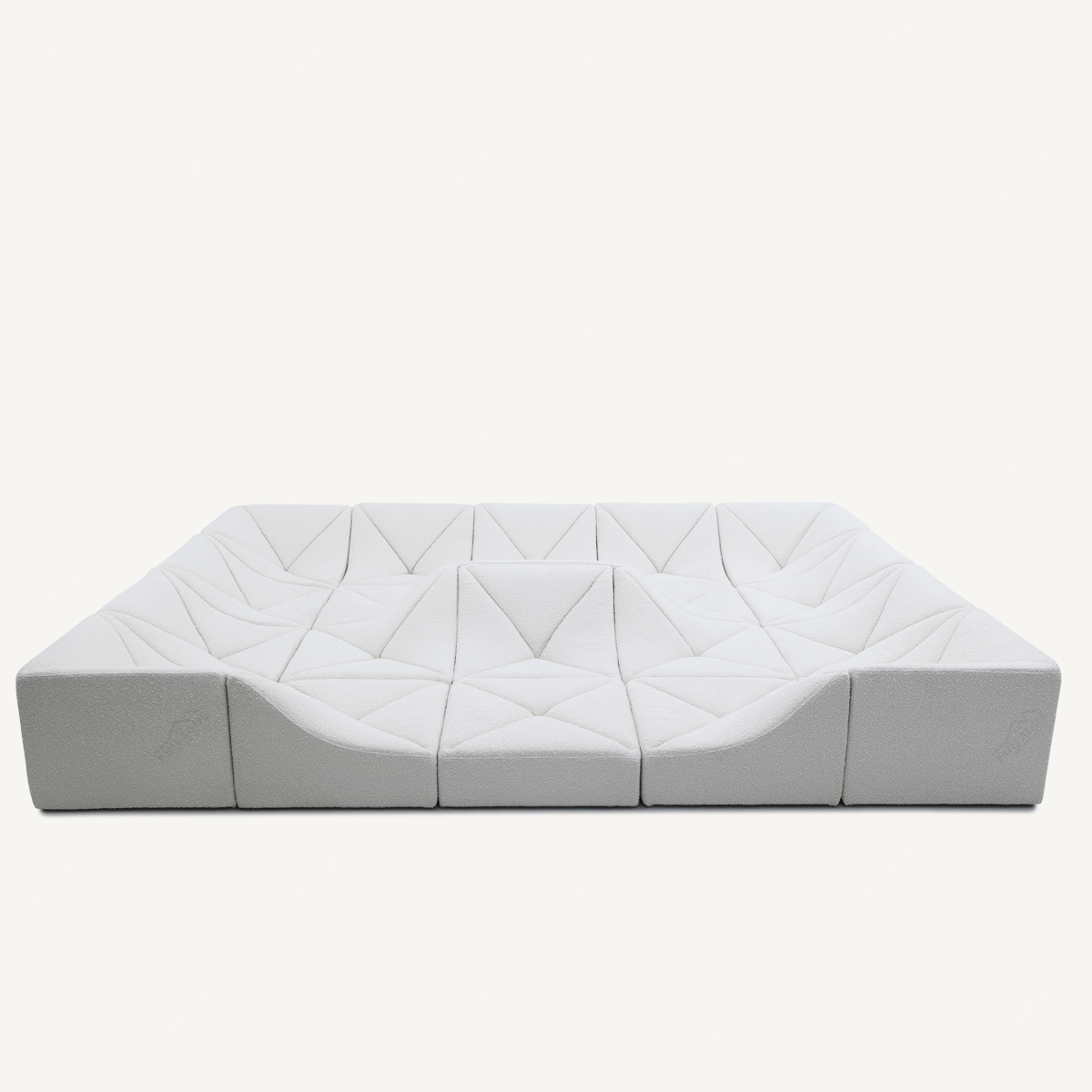 white dune sectional couch