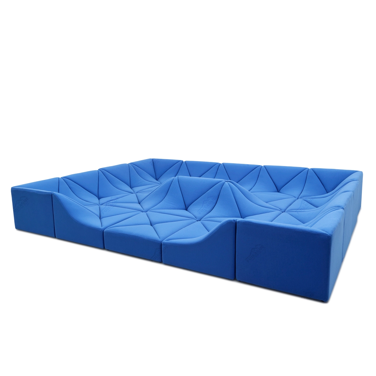 Fabric Sectional Sofa 20 Pieces Sectional Sofa In Fabric FA399-20PCS-A | Movie Pit Couch