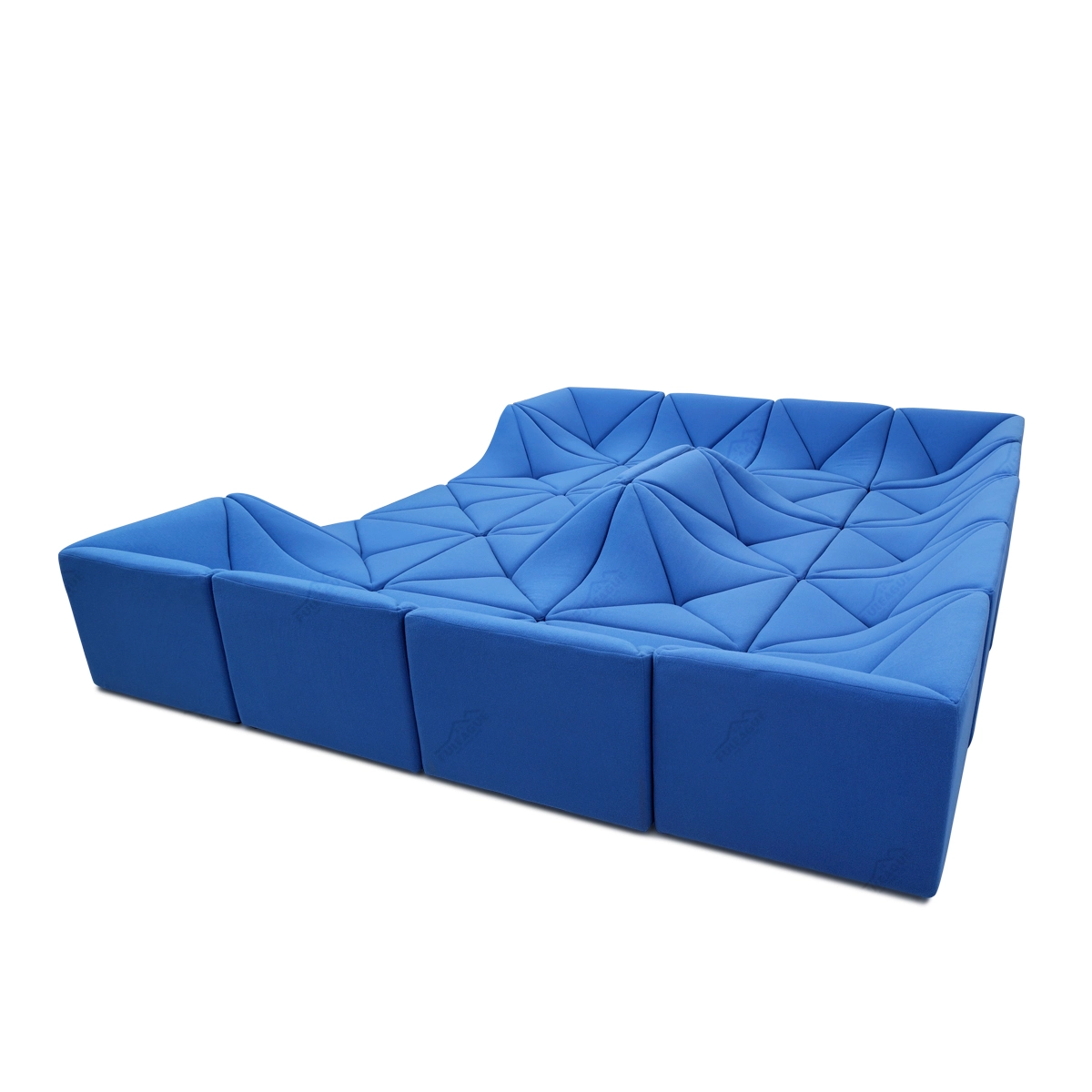 Fabric Sectional Sofa 20 Pieces Sectional Sofa In Fabric FA399-20PCS-A | Movie Pit Couch