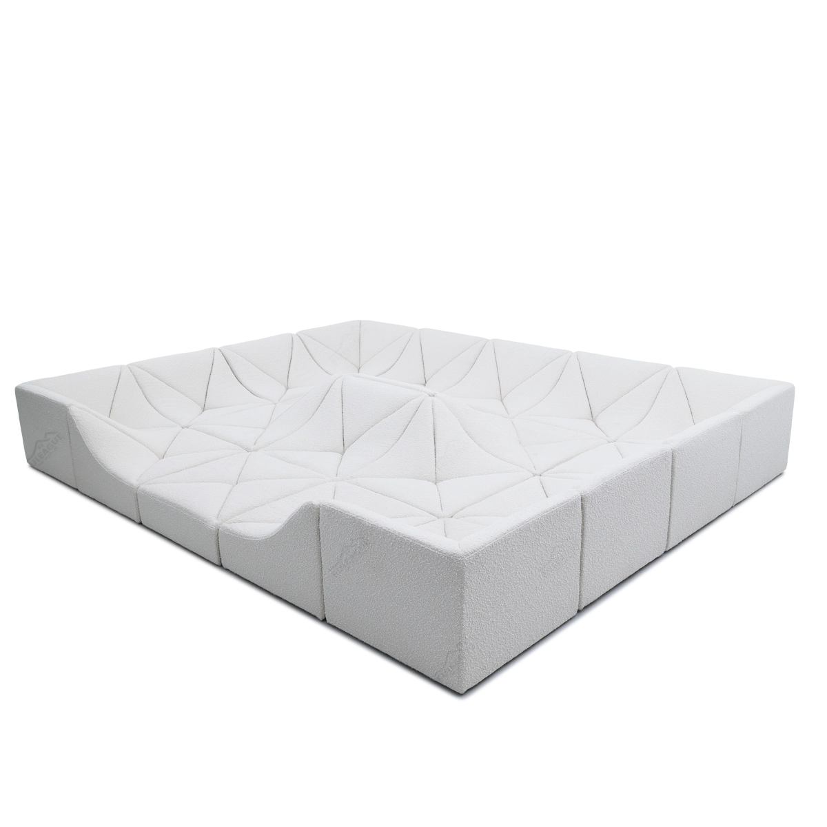 Fabric Sectional Sofa 20 Pieces Sectional Sofa In Fabric FA399-20PCS-A | Movie Pit Couch