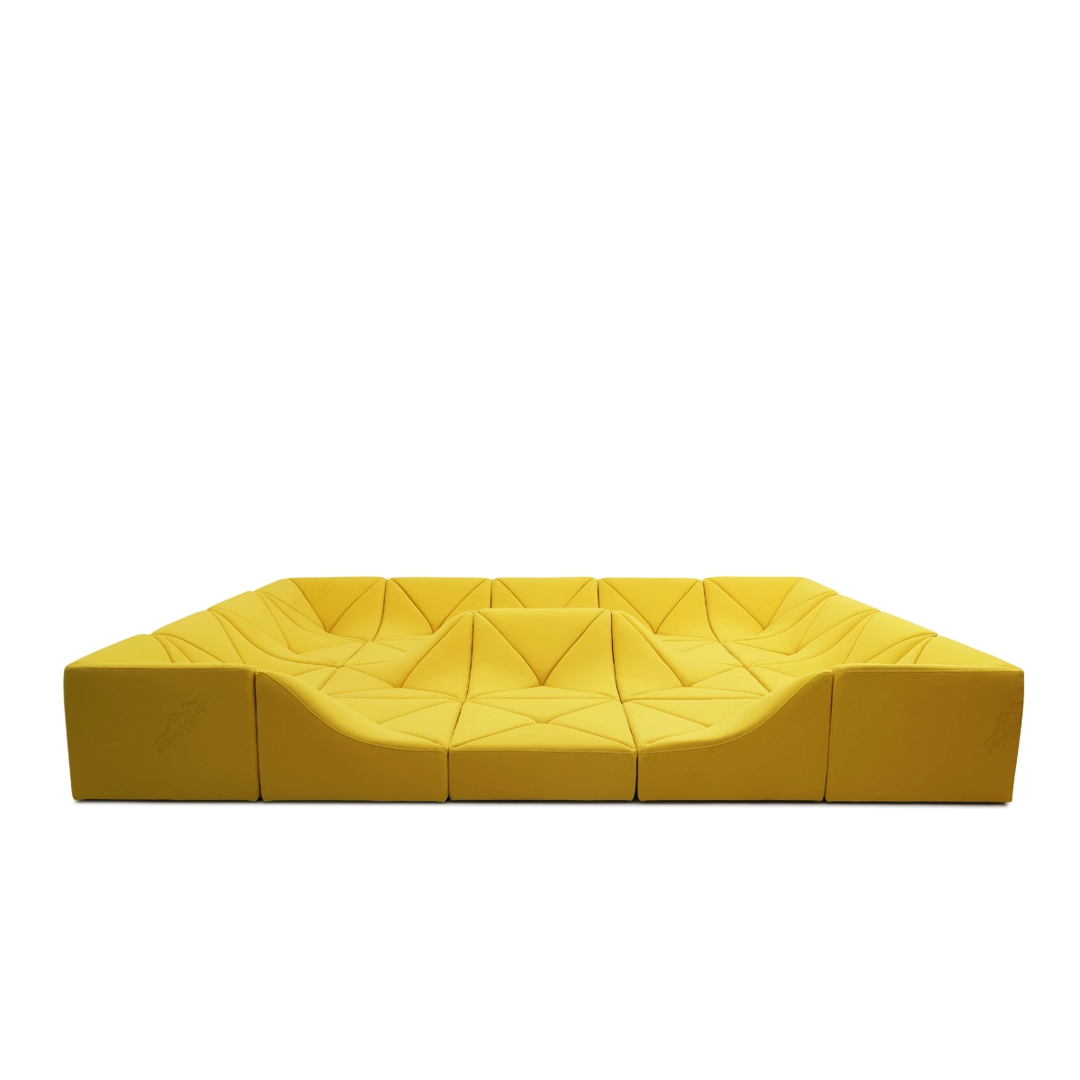 Fabric Sectional Sofa 20 Pieces Sectional Sofa In Fabric FA399-20PCS-A | Movie Pit Couch