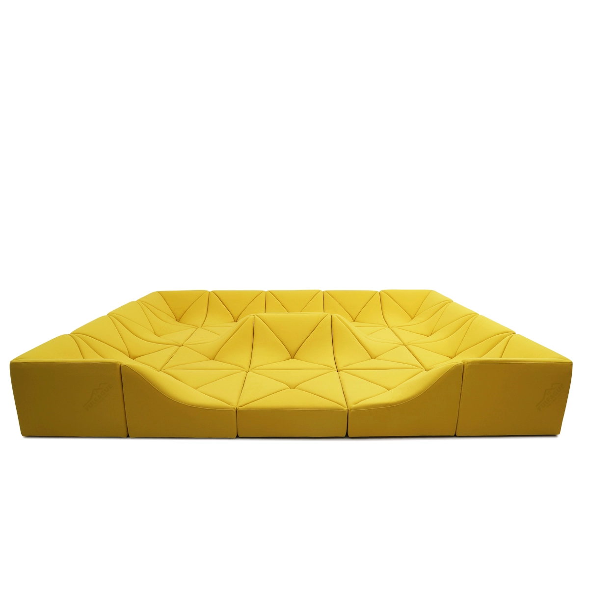 Fabric Sectional Sofa 20 Pieces Sectional Sofa In Fabric FA399-20PCS-A | Movie Pit Couch