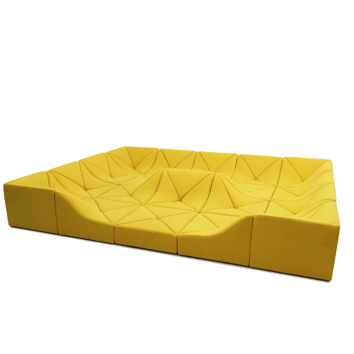 Fabric Sectional Sofa 20 Pieces Sectional Sofa In Fabric FA399-20PCS-A | Movie Pit Couch