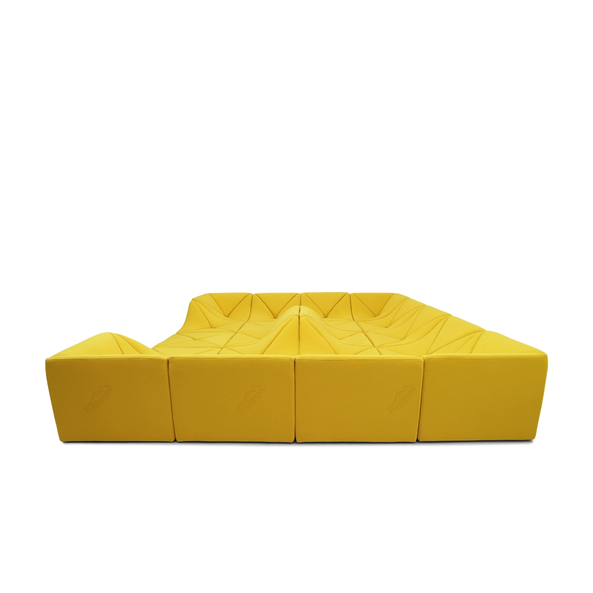 Fabric Sectional Sofa 20 Pieces Sectional Sofa In Fabric FA399-20PCS-A | Movie Pit Couch