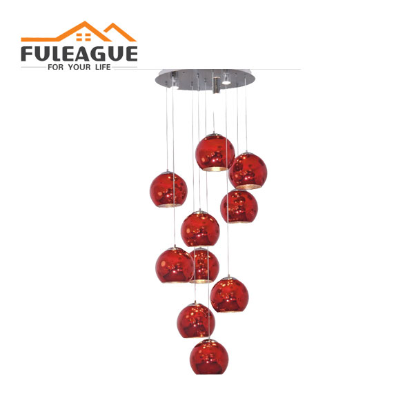 Fruit Tree Ceiling Lamp FLP031 in red color