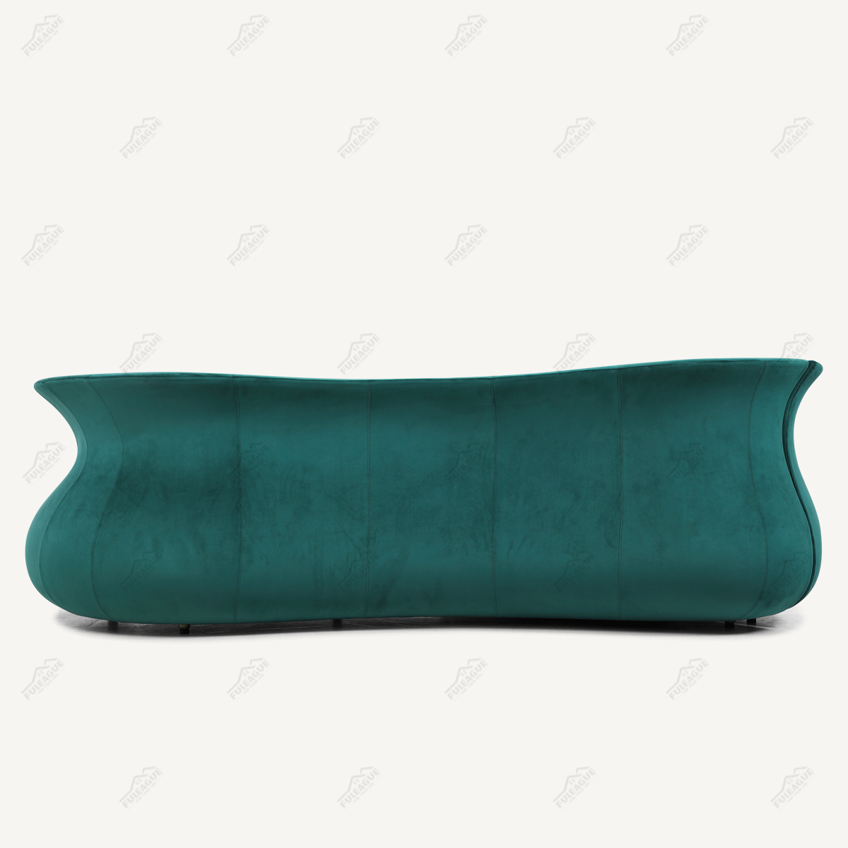 Green Corner Sofa In Fabric FA402-F