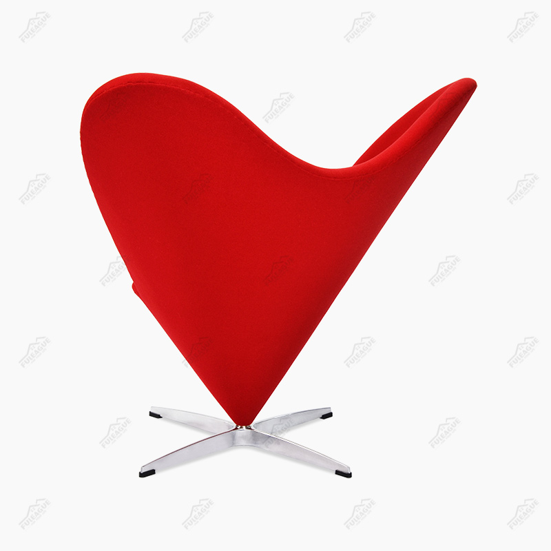 Heart Cone Chair Replica by Verner Panton in Fabric FG-A045