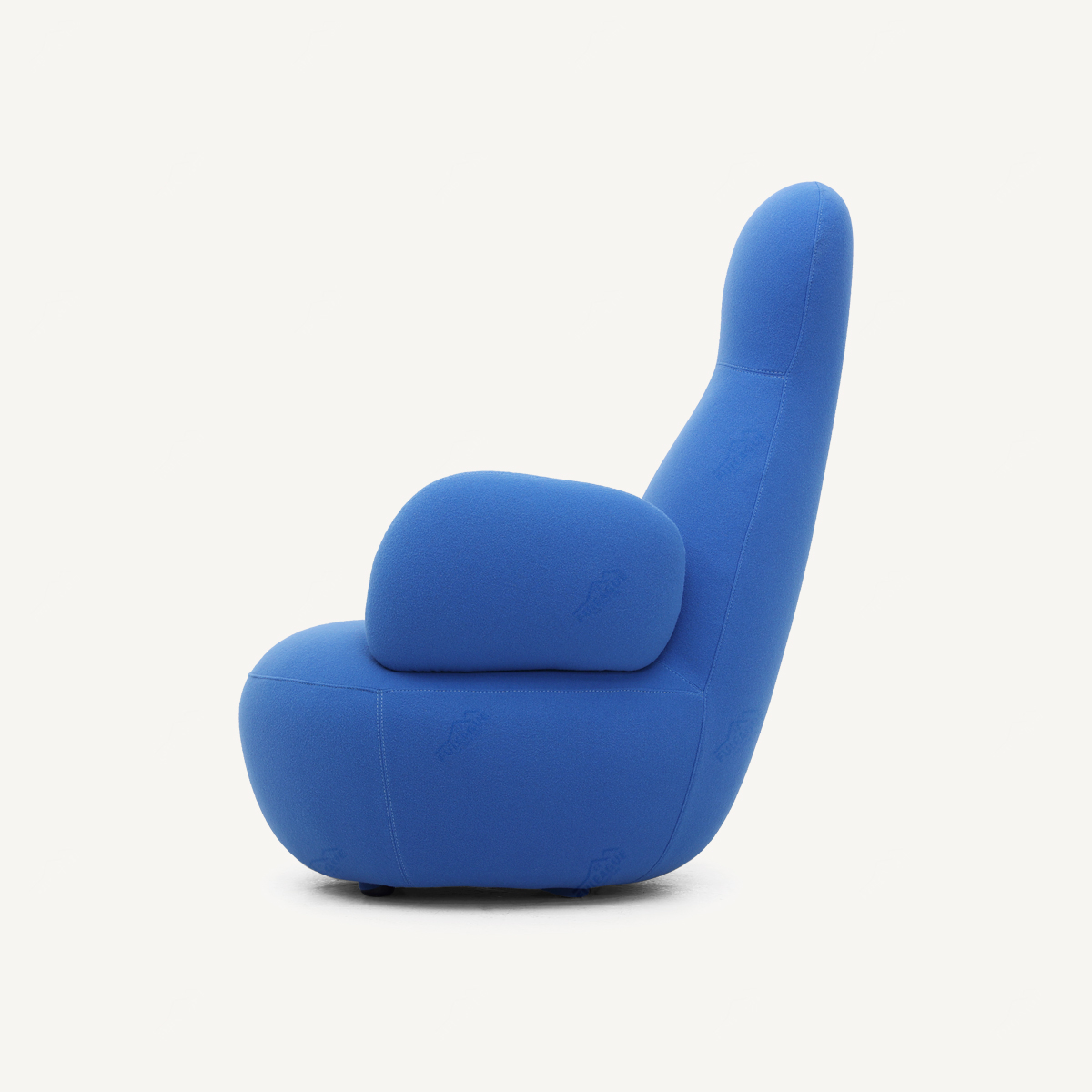 High Back Easy Chair In Fabric FA413-A-F